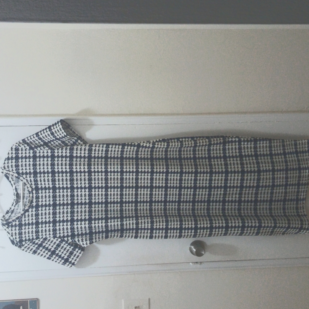 SheIn Houndstooth Stretch Dress